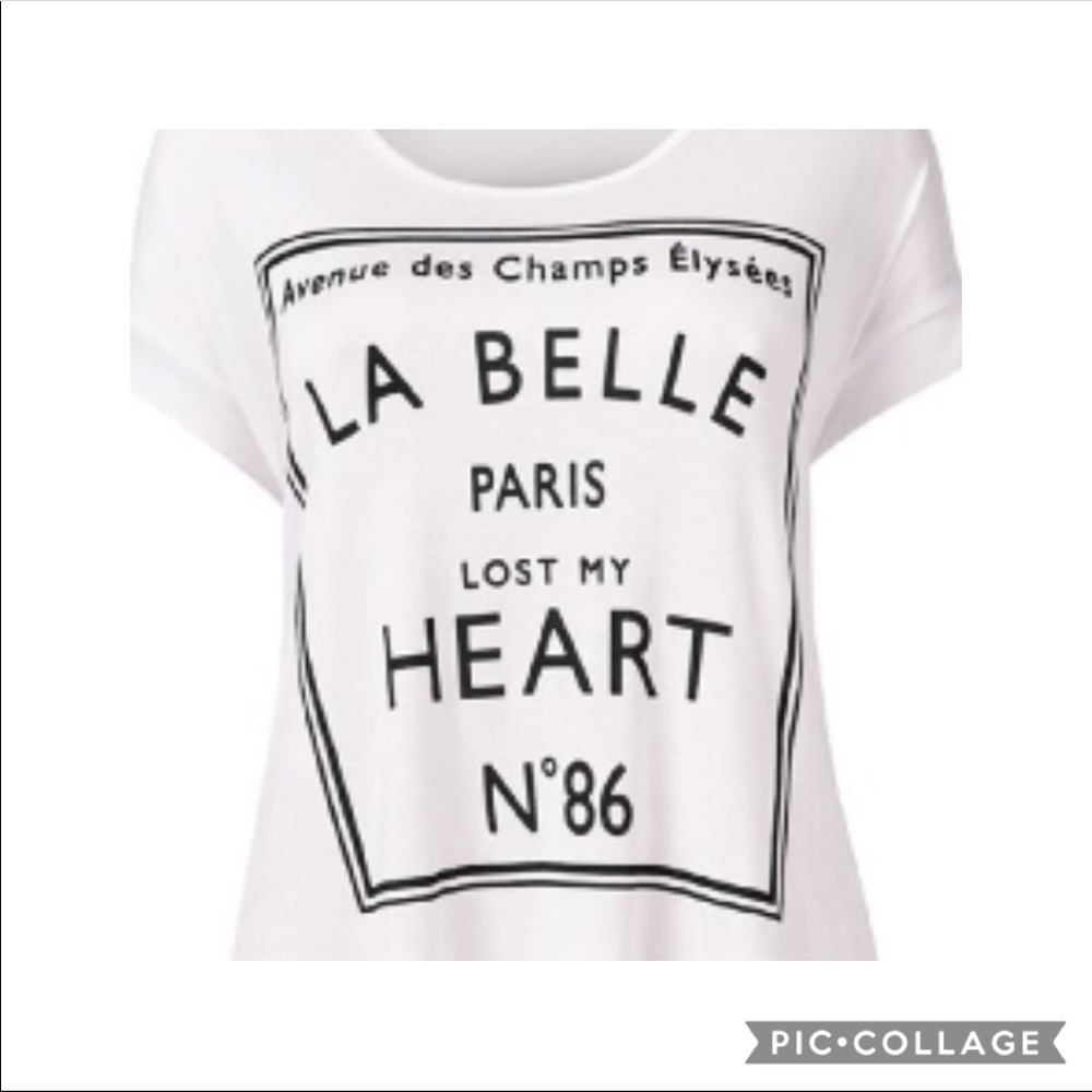 + La Belle Paris Lost My Heart No 86 Shirt NEW - Picture 4 of 7